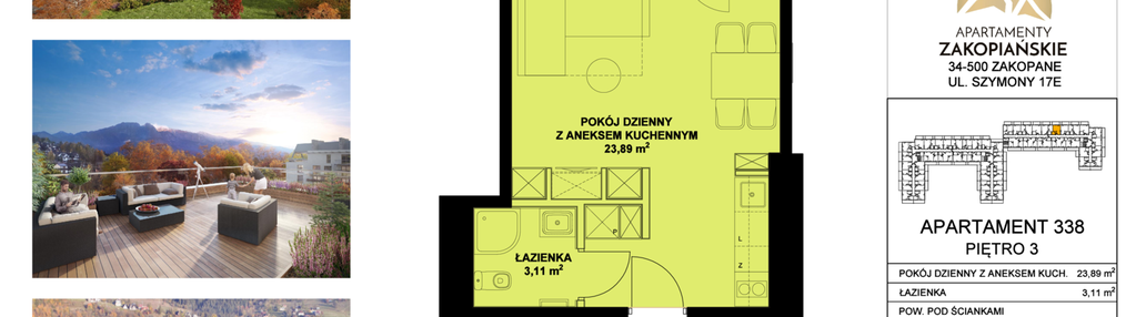 Mieszkanie w inwestycji: Apartamenty Zakopiańskie