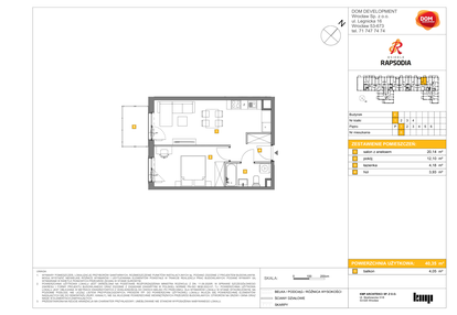 Mieszkanie w inwestycji: Osiedle Rapsodia etap 3