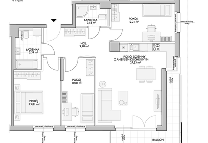 Mieszkanie w inwestycji: Wiszące Ogrody