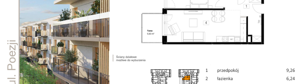 Mieszkanie w inwestycji: Poezji