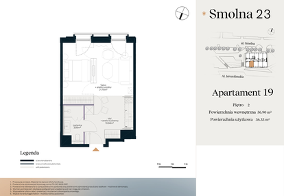 Mieszkanie w inwestycji: Smolna 23