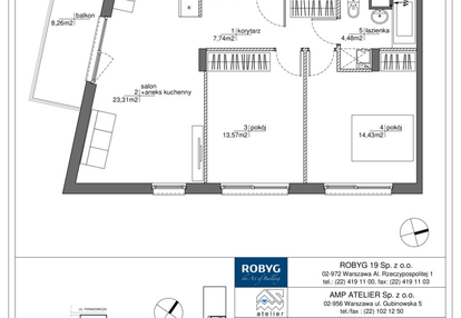 Mieszkanie w inwestycji: Rytm Mokotowa - etap 1A