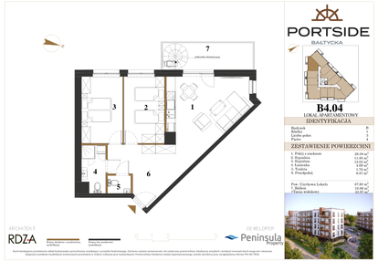 Mieszkanie w inwestycji: Portside Bałtycka