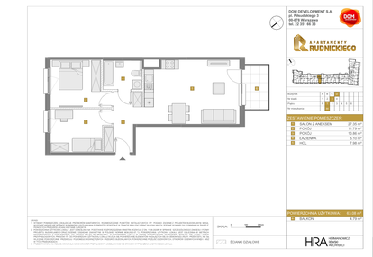 Mieszkanie w inwestycji: Apartamenty Rudnickiego