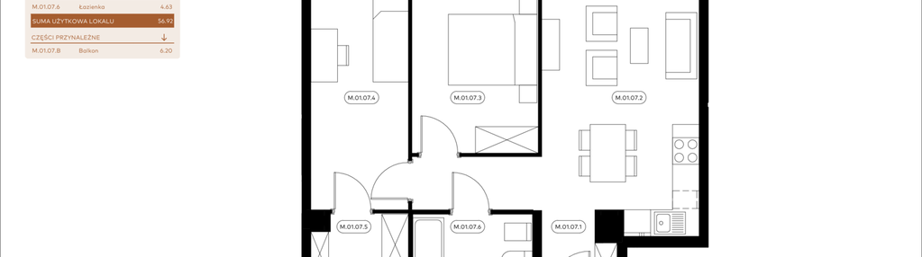Mieszkanie w inwestycji: Białoprądnicka Park