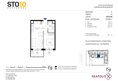 Mieszkanie w inwestycji: Chylońska STO10 etap III