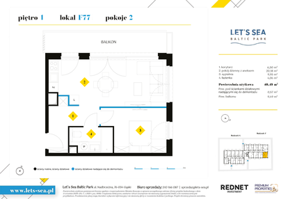 Mieszkanie w inwestycji: Let's Sea Baltic Park II
