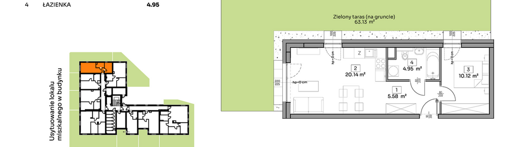Mieszkanie w inwestycji: Och!Widzew