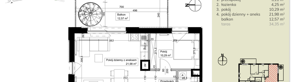 Mieszkanie w inwestycji: Apartamenty przy Parku Szczytnickim