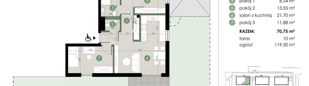 Mieszkanie w inwestycji: Osiedle Kwiatowa