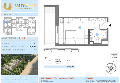 Mieszkanie w inwestycji: Ustronie Luxury Apartments