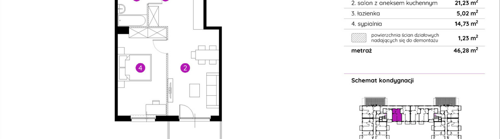 Mieszkanie w inwestycji: Murapol Apartamenty na Wzgórzu - bud. 4 i 5