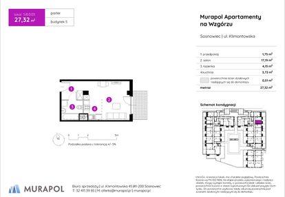 Mieszkanie w inwestycji: Murapol Apartamenty na Wzgórzu - bud. 4 i 5