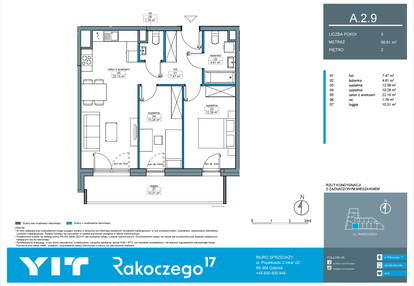 Mieszkanie w inwestycji: Rakoczego 17