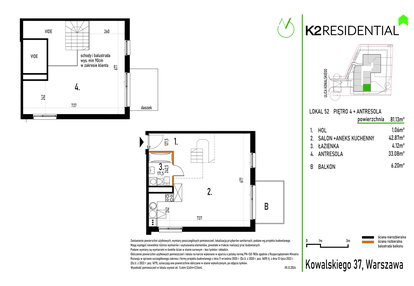 Mieszkanie w inwestycji: Kowalskiego 37