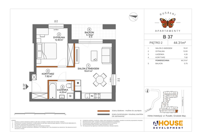 Mieszkanie w inwestycji: Apartamenty Rusałki