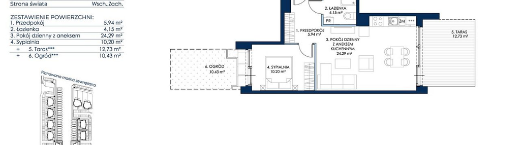 Mieszkanie w inwestycji: Sol Marina etap III