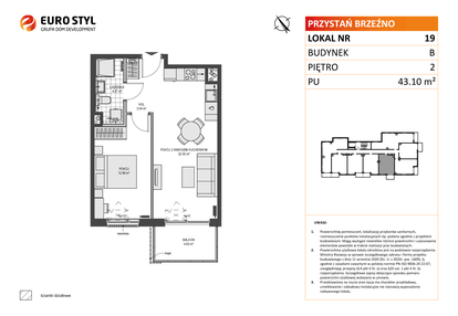 Mieszkanie w inwestycji: Przystań Brzeźno etap 1.2
