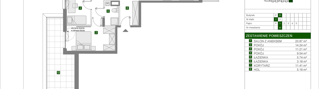 Mieszkanie w inwestycji: Osiedle Urbino etap 4.2