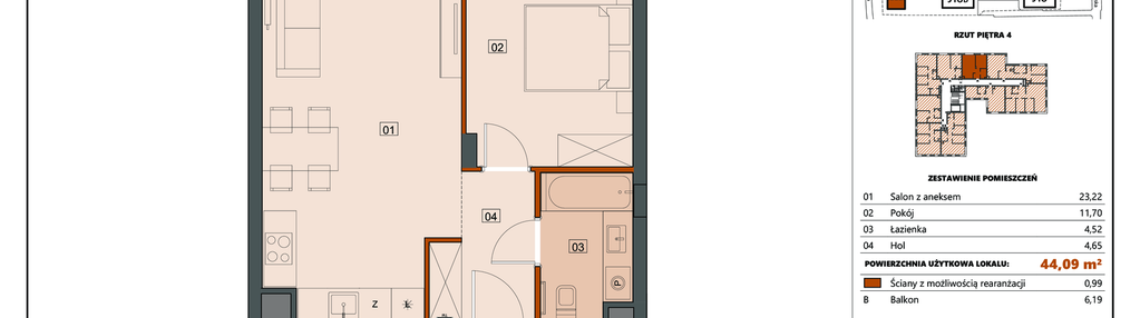 Mieszkanie w inwestycji: Ogrody Andersena