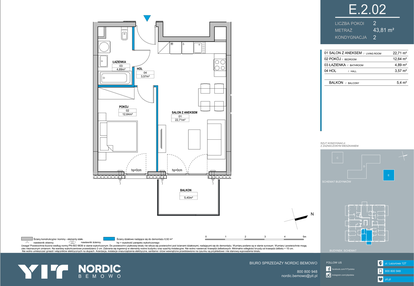 Mieszkanie w inwestycji: Nordic Bemowo - etap IV