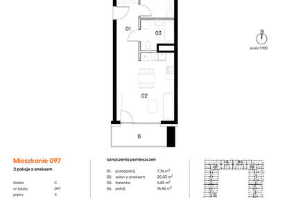 Mieszkanie w inwestycji: Miasto Polskich Mistrzów Olimpijskich