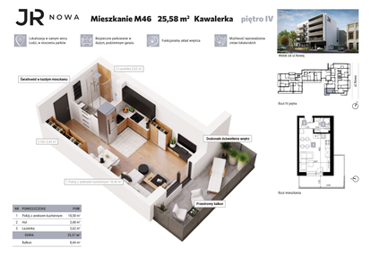 Mieszkanie w inwestycji: JR Nowa