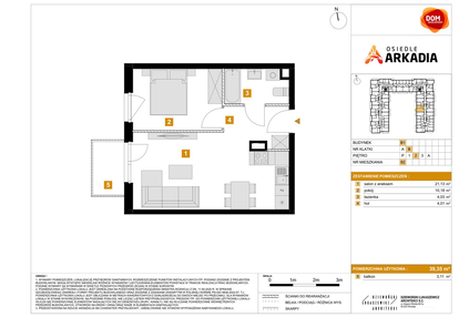 Mieszkanie w inwestycji: Osiedle Arkadia etap 2