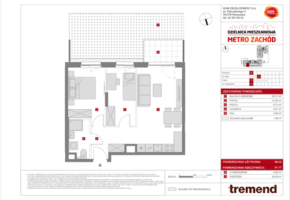 Mieszkanie w inwestycji: Dzielnica Mieszkaniowa Metro Zachód - etap 8.2