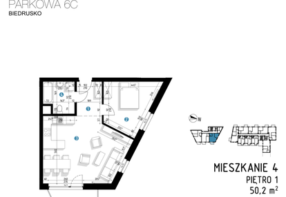 Mieszkanie w inwestycji: Parkowa 6AC - ETAP III