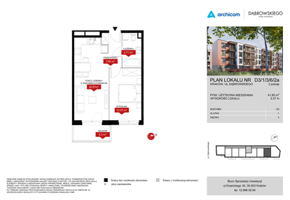 Mieszkanie w inwestycji: Dąbrowskiego Stare Podgórze