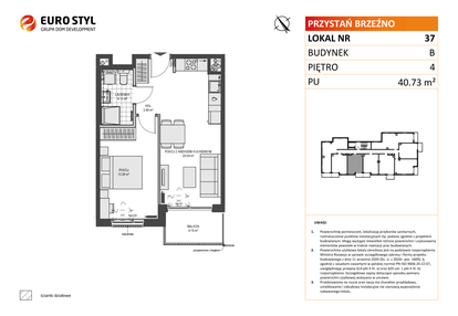 Mieszkanie w inwestycji: Przystań Brzeźno etap 1.2