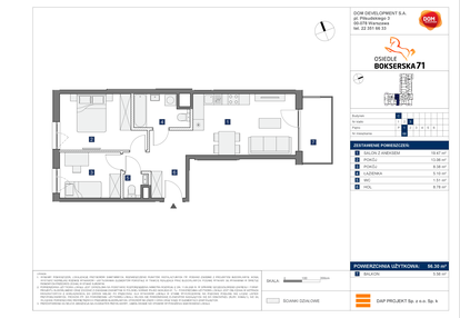 Mieszkanie w inwestycji: Osiedle Bokserska 71 Etap 2 Faza 2