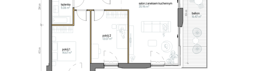 Mieszkanie w inwestycji: Kopernika 71