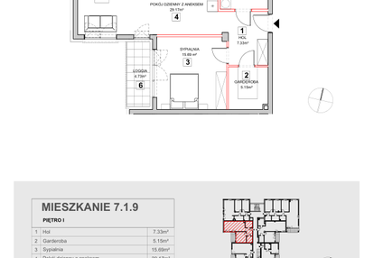 Mieszkanie w inwestycji: Zakątek Harmonia II