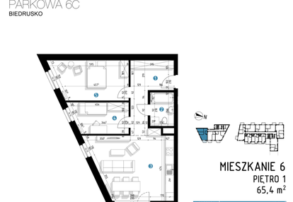 Mieszkanie w inwestycji: Parkowa 6AC - ETAP III