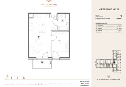 Mieszkanie w inwestycji: Waterlane Vibe