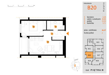 Mieszkanie w inwestycji: Apartamenty Konarskiego