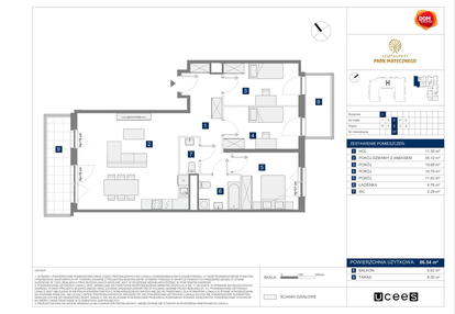 Mieszkanie w inwestycji: Apartamenty Park Matecznego Etap 2.2