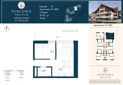 Mieszkanie w inwestycji: Perłowa Przystań - Szklarska Poręba