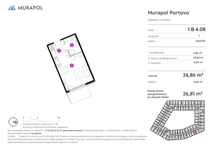 Mieszkanie w inwestycji: Murapol Portovo etap II