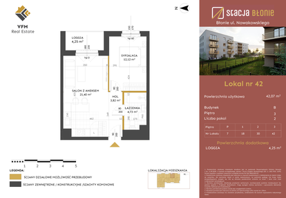 Mieszkanie w inwestycji: Stacja Błonie etap II