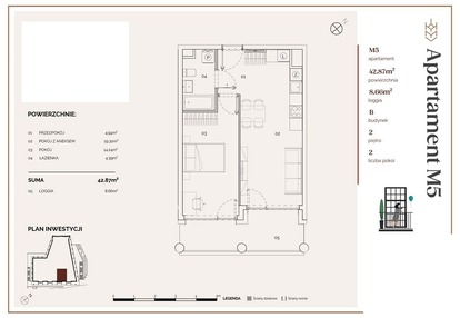 Mieszkanie w inwestycji: Młyny Mogilska