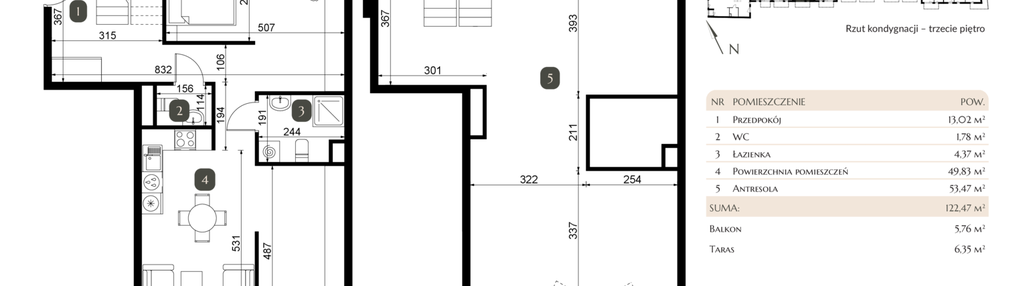 Mieszkanie w inwestycji: Dębowa 45