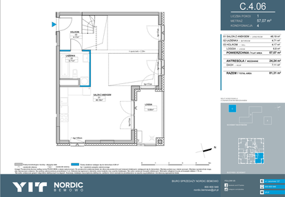 Mieszkanie w inwestycji: Nordic Bemowo - etap IV