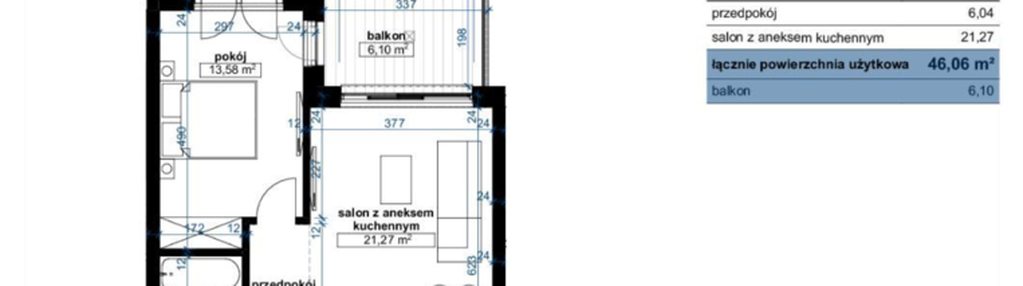 Mieszkanie w inwestycji: Wzgórze Poetów 2