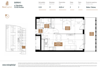 Mieszkanie w inwestycji: Quorum Apartments