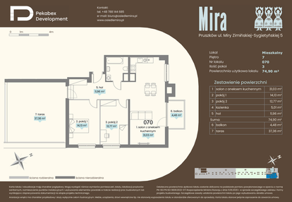 Mieszkanie w inwestycji: Mira