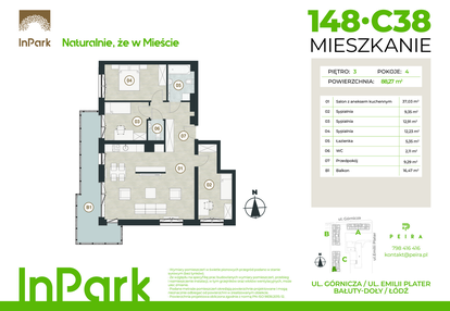 Mieszkanie w inwestycji: InPark