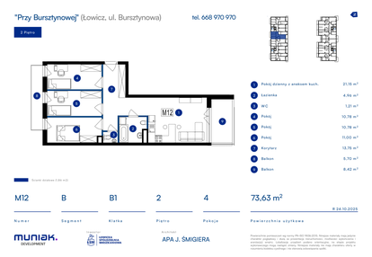 Mieszkanie w inwestycji: Przy Bursztynowej